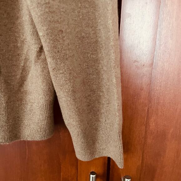Quince 100% Mongolian Cashmere Sweater Full Zip Hoodie Teak Size XL NEW - Picture 6 of 10